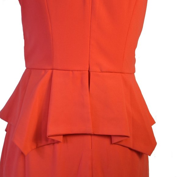 Pink Peplum Dress - Picture 4 of 11